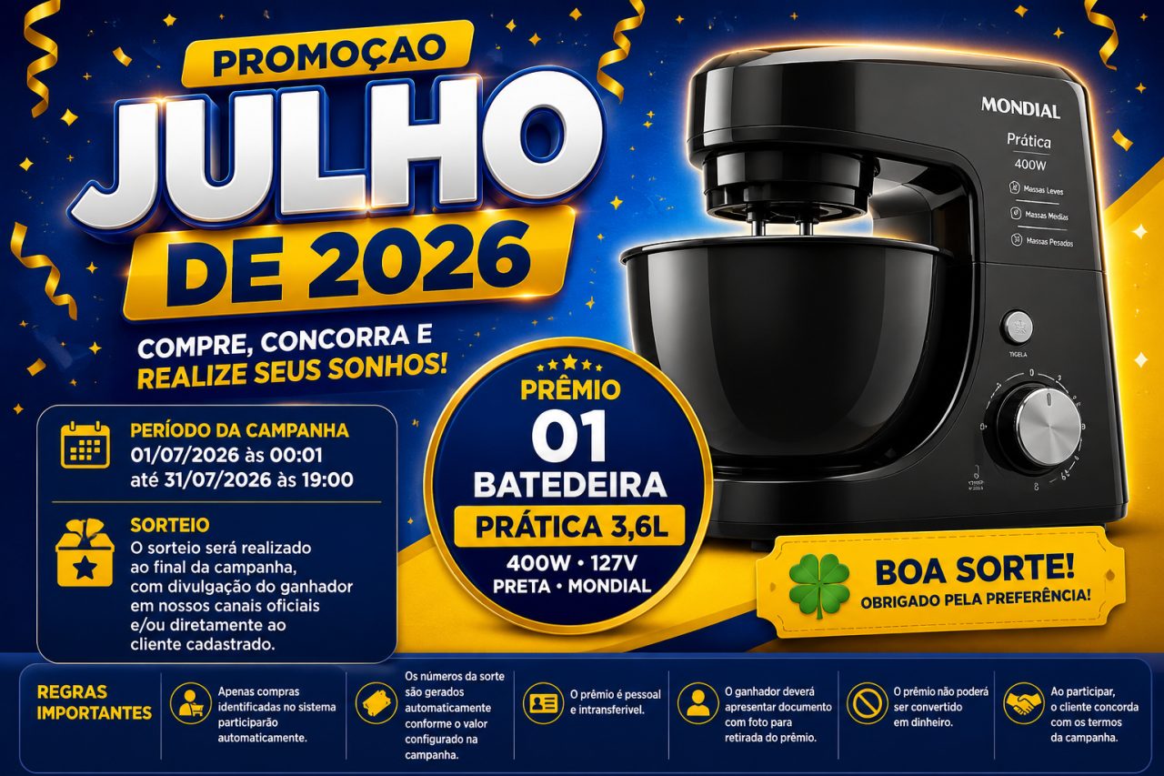 Prêmio: JULHO DE 2026